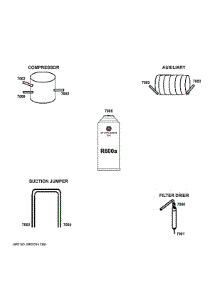 Lokring Connectors parts for Ge Refrigerator PPV10R5YRBBB from AppliancePartsPros.com