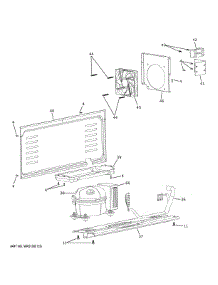 Machine Compartment parts for Ge Refrigerator PPV10R5YRBSS from AppliancePartsPros.com