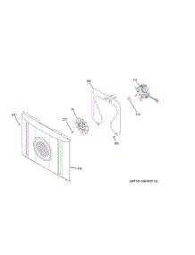 Convection Fan parts for Ge Range PS960YP3FS from AppliancePartsPros.com