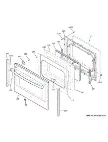 Lower Door parts for Ge Range PS960YP3FS from AppliancePartsPros.com