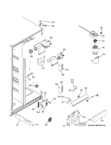 Fresh Food Section parts for Ge Refrigerator PSE26KSEFESS from AppliancePartsPros.com