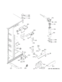 Fresh Food Section parts for Ge Refrigerator PSS28KYHBCFS from AppliancePartsPros.com
