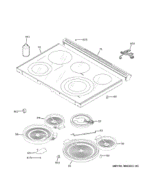 Cooktop parts for Ge Refrigerator PSS93YP8FS from AppliancePartsPros.com
