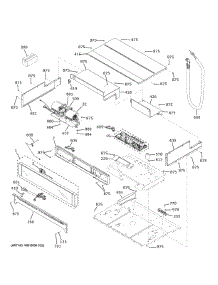Control Panel parts for Ge Wall Oven PTS9000SN5SS from AppliancePartsPros.com