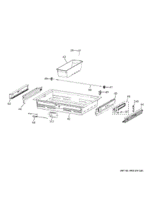 Convertible Shelf parts for Ge Refrigerator PVD28BYNBFS from AppliancePartsPros.com