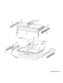 Freezer Shelves parts for Ge Refrigerator PVD28BYNDFS from AppliancePartsPros.com