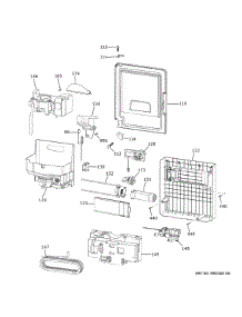 Ice Maker Dispenser parts for Ge Refrigerator PVD28BYNDFS from AppliancePartsPros.com