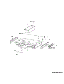 Convertible Shelves parts for Ge Refrigerator PVD28BYNDFS from AppliancePartsPros.com