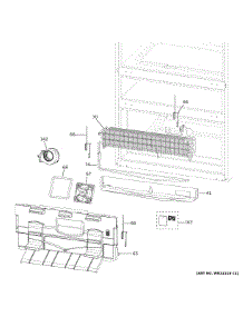 Freezer Section parts for Ge Refrigerator PVD28BYNFS from AppliancePartsPros.com