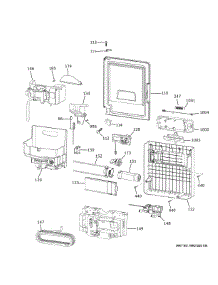 Ice Maker Dispenser parts for Ge Refrigerator PVD28BYNHFS from AppliancePartsPros.com