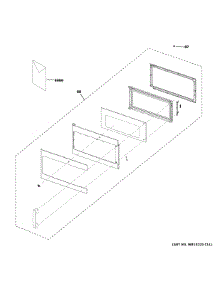 Door Parts parts for Ge Microwave PVM9179DK4BB from AppliancePartsPros.com
