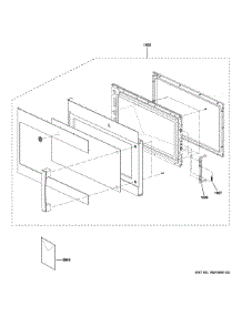 Door Parts parts for Ge Microwave PVM9179RY1SS from AppliancePartsPros.com