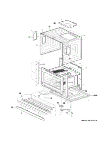 Oven Cavity Parts parts for Ge Microwave PWB7030EL4ES from AppliancePartsPros.com