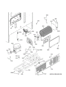 Machine Compartment parts for Ge Refrigerator PWE23KMKSES from AppliancePartsPros.com