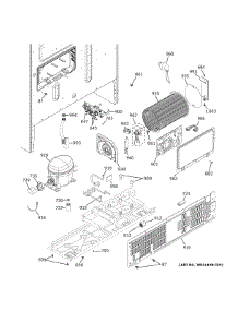 Machine Compartment parts for Ge Refrigerator PWE23KYNIFS from AppliancePartsPros.com