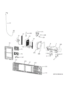 Machine Compartment parts for Ge Refrigerator PXD22BYPCFS from AppliancePartsPros.com