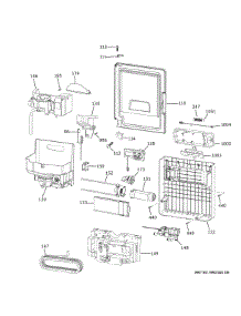 Ice Maker Dispenser parts for Ge Refrigerator PXD22BYPCFS from AppliancePartsPros.com