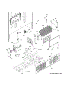 Machine Compartment parts for Ge Refrigerator PYE22KBLMTS from AppliancePartsPros.com