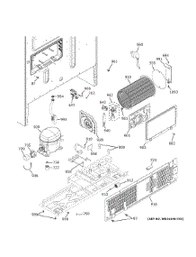 Machine Compartment parts for Ge Refrigerator PYE22KBLNTS from AppliancePartsPros.com