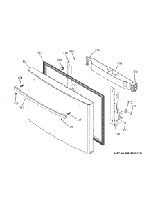 Freezer Door parts for Ge Refrigerator PYE22KMKRES from AppliancePartsPros.com
