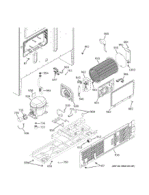Machine Compartment parts for Ge Refrigerator PYE22KYNJFS from AppliancePartsPros.com