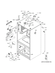 Case Parts parts for Ge Refrigerator PYE22PYNFFS from AppliancePartsPros.com