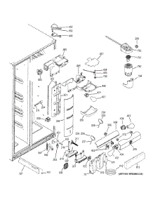 Fresh Food Section parts for Ge Refrigerator PZS23KGECFBB from AppliancePartsPros.com