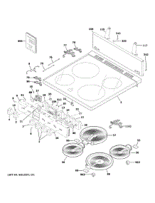 Control Panel & Cooktop parts for Ge Range QAS740RM4SS from AppliancePartsPros.com