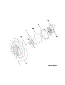 Convection Fan parts for Ge Range QAS740RM4SS from AppliancePartsPros.com