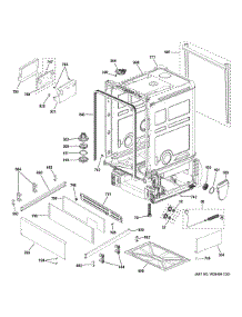 Body Parts parts for Ge Dishwasher QDT125SSL1SS from AppliancePartsPros.com