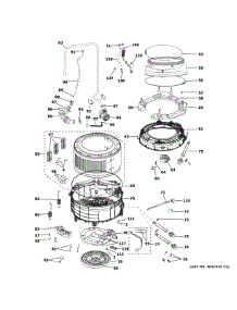 Tub parts for Ge Washer QFW150SSN2WW from AppliancePartsPros.com