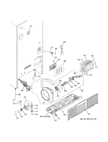 Machine Compartment parts for Ge Refrigerator QNE27JSMKFSS from AppliancePartsPros.com