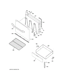 Door Drawer Parts parts for Ge Range RBS160DM4WW from AppliancePartsPros.com