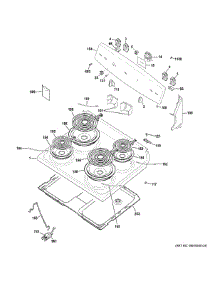 Control Panel Cooktop parts for Ge Range RBS330DR3BB from AppliancePartsPros.com