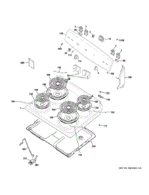 Control Panel Cooktop parts for Ge Range RBS330DR4BB from AppliancePartsPros.com