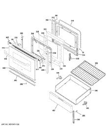Door Drawer Parts parts for Ge Range RBS400GM1SH from AppliancePartsPros.com
