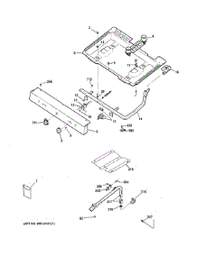 Gas Burner Parts parts for Ge Range RGB518PCD2WH from AppliancePartsPros.com