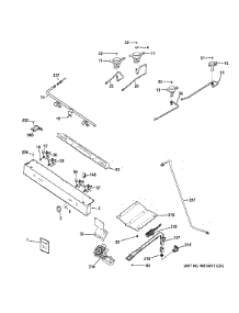 Gas Burner Parts parts for Ge Range RGB530DEH2BB from AppliancePartsPros.com