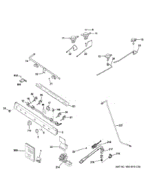 Gas Burner Parts parts for Ge Range RGBS330DR1BB from AppliancePartsPros.com
