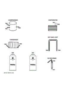 Lokring Connectors parts for Ge Refrigerator UCC15NPRCII from AppliancePartsPros.com