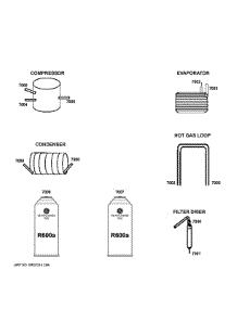 Lokring Connectors parts for Ge Refrigerator UCC15NPRDII from AppliancePartsPros.com