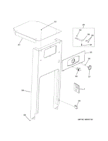 Cabinet Control Parts parts for Ge Trash Compactor UCG1600L0BB from AppliancePartsPros.com