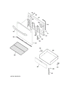 Door Drawer Parts parts for Ge Range VBS160DM2WW from AppliancePartsPros.com