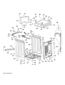 Cabinet & Top Panel parts for Ge Dryer VFD31GDSR0WW from AppliancePartsPros.com