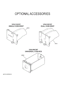 Optional Accessories parts for Ge Dryer VFD31GDSR0WW from AppliancePartsPros.com