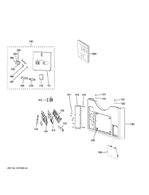 Control Panel parts for Ge Dryer VFD31GDSR0WW from AppliancePartsPros.com