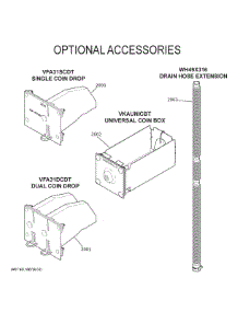 Optional Accessories parts for Ge Washer VFW310SSR0WW from AppliancePartsPros.com