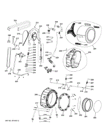 Tub Motor parts for Ge Washer VFW310SSR0WW from AppliancePartsPros.com