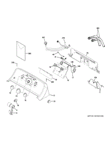 Controls Backsplash parts for Ge Washer VTW525ASR3WB from AppliancePartsPros.com
