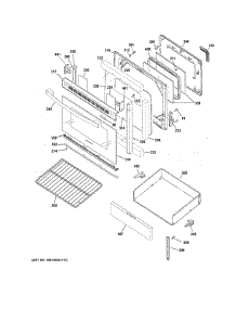 Door Drawer Parts parts for Ge Range XCF300PM2BB from AppliancePartsPros.com